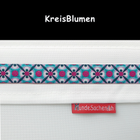 25 Webband KreisBlumen
