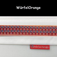30 Webband WürfelOrange