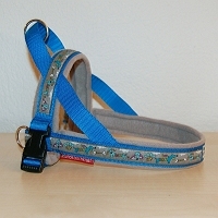 Mass Norwegergeschirr HundBlau blau/grau