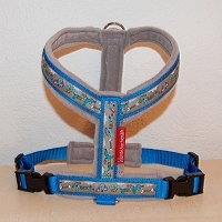 Gstältli Hundblau Bauchumfang 53 cm - 68 cm