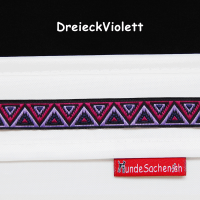 6 Webband DreieckViolett