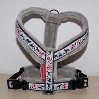 Massgstältli Hundesachen schwarz/grau
