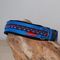 Masshalsband DreieckBlau blau/schwarz