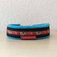Mass Zugstopphalsband Paisley Hellblau