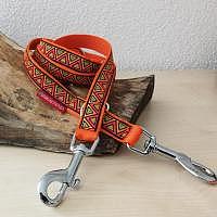 Leine DreieckNeon orange 2 Meter