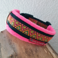 Masshalsband DreieckNeon neonpink