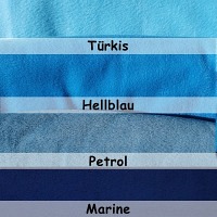 Fleece Blautöne