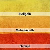 Fleece Gelb Orangetöne