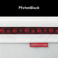37 Webband PfotenBlack