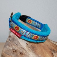 Masshalsband OrnaGlanz blau