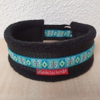 Mass Zugstopphalsband Schmetterling schwarz