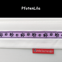 39 Webband PfotenLila