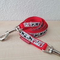 Leine Hundesachen rot 2 Meter