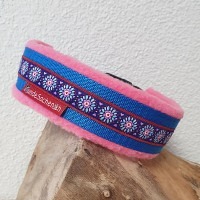 Masshalsband OrnaViolett blau/rosa