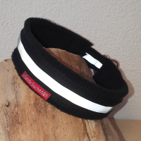 Mass Zugstopphalsband reflektierend schwarz