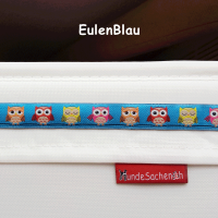 10 Webband EulenBlau