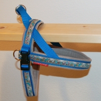 Mass Norwegergeschirr HundBlau blau/grau