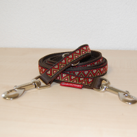 Leine DreieckBrown braun 2 Meter