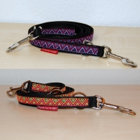 Leine im Dreieck Design schwarz