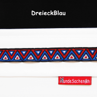 7 Webband DreieckBlau