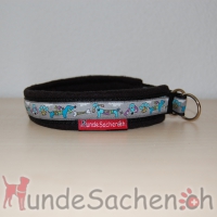 Mass Zugstopphalsband HundBlau Schwarz