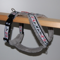 Massgstältli Hundesachen schwarz/grau