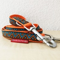 Leine DreieckTürkis orange 2 Meter
