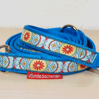 Leine OrnaGlanz blau 2 Meter