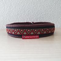 Mass Zugstopphalsband DreieckBrown schwarz/braun