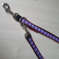 Leine OrnaViolett schwarz 2 Meter