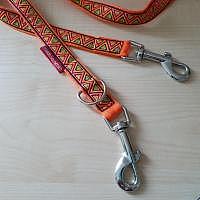 Leine DreieckNeon orange 2 Meter