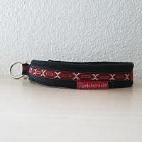 Mass Zugstopphalsband IndianOrange schwarz