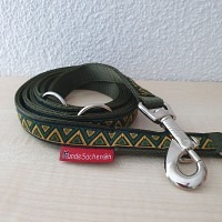 Aktion - Leine DreieckGrün schlamm 2 Meter doppelt