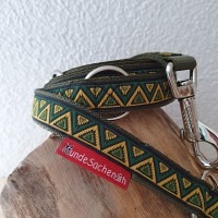 Aktion - Leine DreieckGrün schlamm 2 Meter doppelt