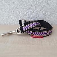 Aktion - Leine Dots schwarz 2 Meter einfaches Gu..