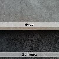 Fleece Grau / Schwarz