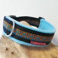 Halsband DreieckTürkis Halsumfang 45 cm - 50 cm