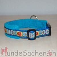 Masshalsband OrnaGlanz blau