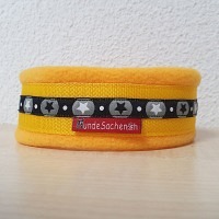 Mass Zugstopphalsband BlackStar gelb