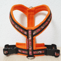 Mass Gstältli Paisley schwarz/orange