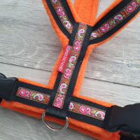 Mass Gstältli Paisley schwarz/orange