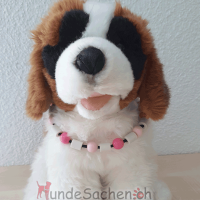 EM Zeckenketteli mit hellrosa und rosa Holzperlen