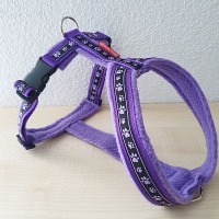 Gstältli PfotenSchwarz Bauchgurt 56 cm - 70 cm