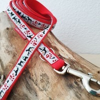 Leine Hundesachen rot 2 Meter
