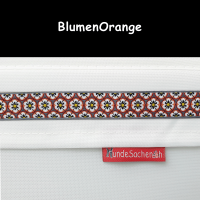 41 Webband BlumenOrange