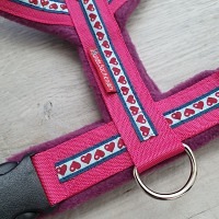 Mass Gstältli Herzen pink/brombeere