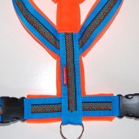 Mass Gstältli DreieckTürkis blau/neonorange