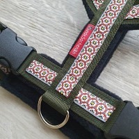 Mass Gstältli BlumenOrange schlamm/schwarz