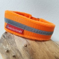 Mass Zugstopphalsband reflektierend orange