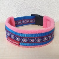 Masshalsband OrnaViolett blau/rosa